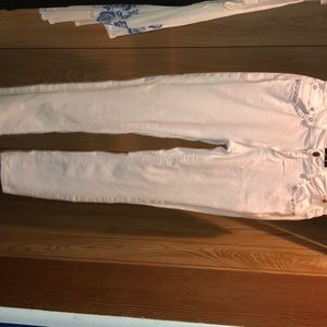 White jean pants